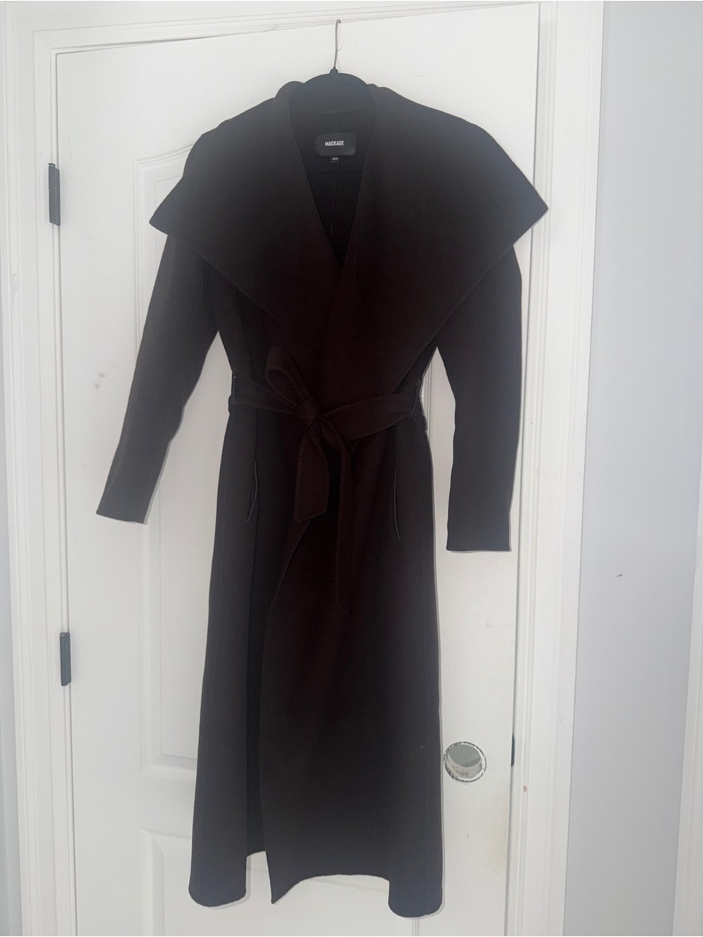 Maje Brown Wrap Trench Coat Like New - Picture 2 of 7
